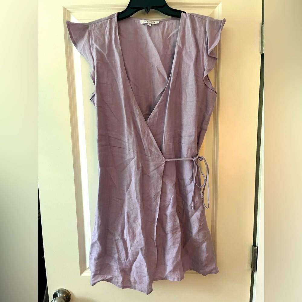 Olivaceous light purple mini dress by
